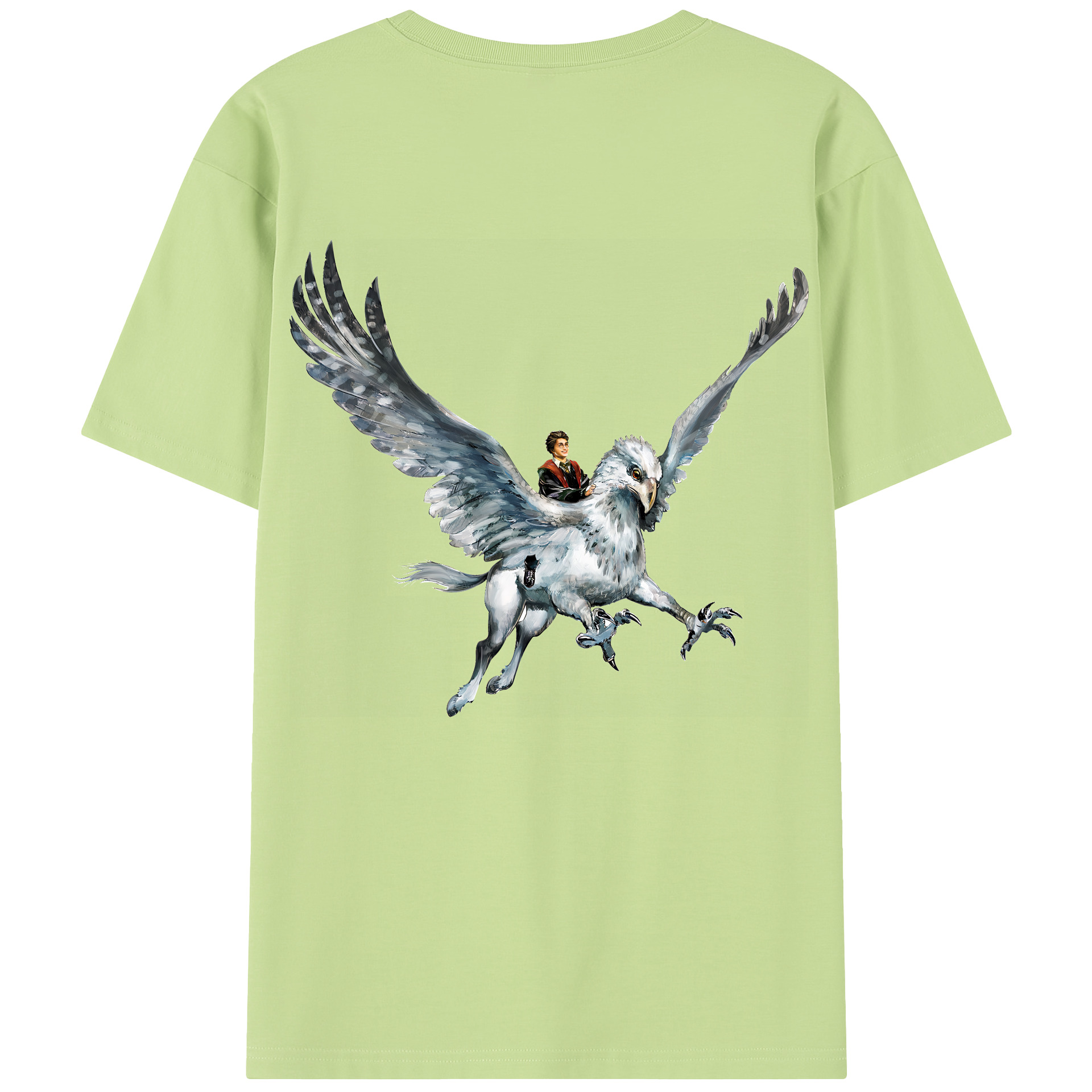 （画像用） Harry Potter ハリー・ポッターシリーズ 綿100％半袖Tシャツ（背面プリント）